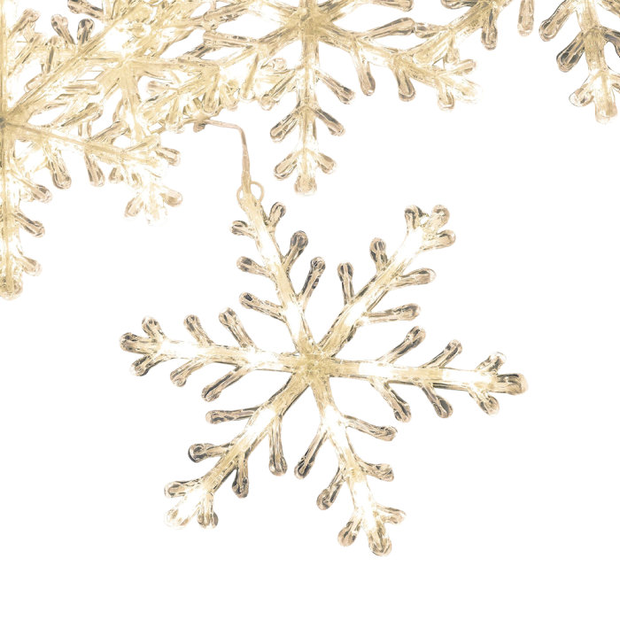 Ljusslinga Snöflinga LED Konstsmide